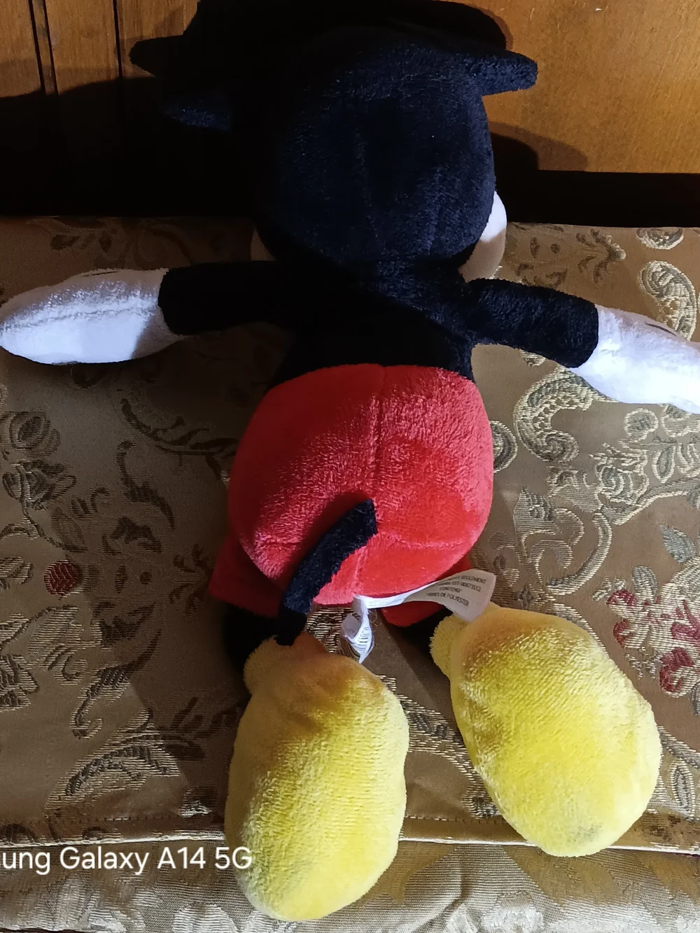 Disney Classic Mickey Mouse Plush in Black, Red, White & Yellow
